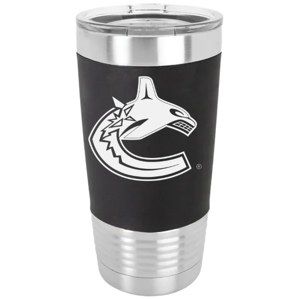 Vancouver Canucks Polar Camel 20 oz. Silicone Grip Tumbler with Standard Lid