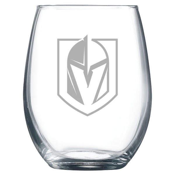 Vegas Golden Knights Polar Camel 9 oz. Stemless Wine Glass