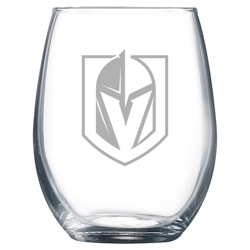 Vegas Golden Knights Polar Camel 9 oz. Stemless Wine Glass