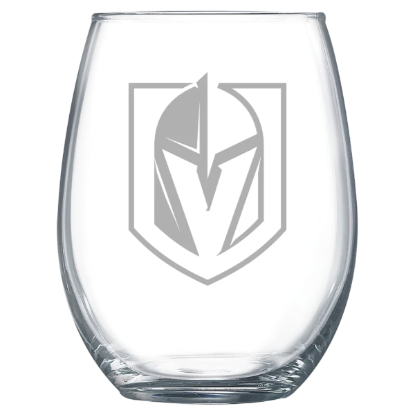 Vegas Golden Knights Polar Camel 15 oz. Stemless Wine Glass