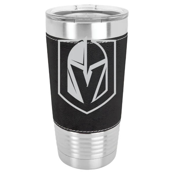 Vegas Golden Knights Polar Camel 20 oz. Leatherette Grip Tumbler with Standard Lid