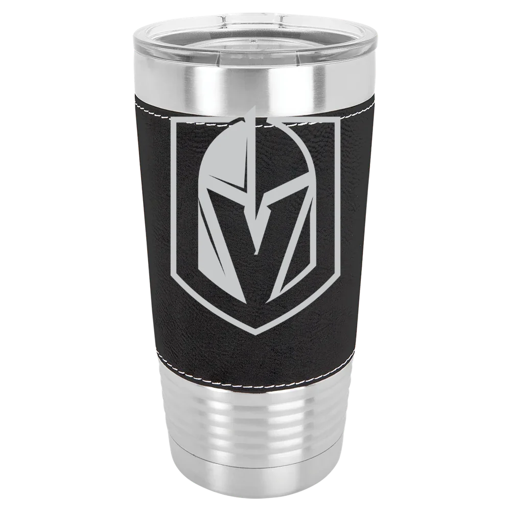Vegas Golden Knights Polar Camel 20 oz. Leatherette Grip Tumbler with Standard Lid