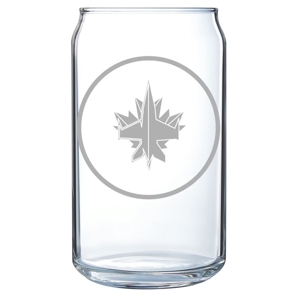Winnipeg Jets Polar Camel 16 oz. Can Glass