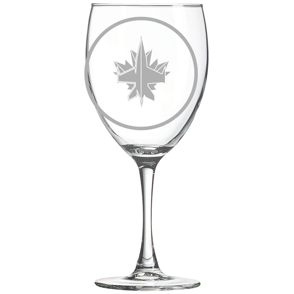 Winnipeg Jets Polar Camel 10 1/2 oz. Wine Glass