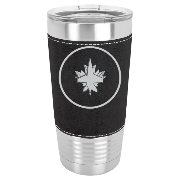 Winnipeg Jets Polar Camel 20 oz. Leatherette Grip Tumbler with Standard Lid