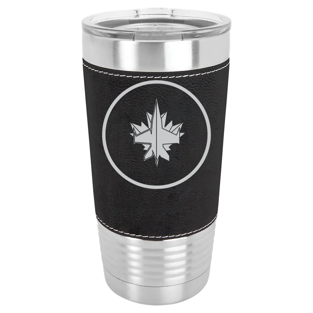 Winnipeg Jets Polar Camel 20 oz. Leatherette Grip Tumbler with Standard Lid