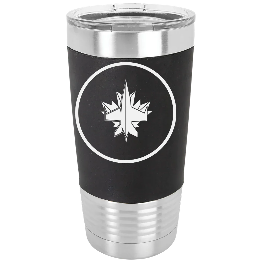 Winnipeg Jets Polar Camel 20 oz. Silicone Grip Tumbler with Standard Lid