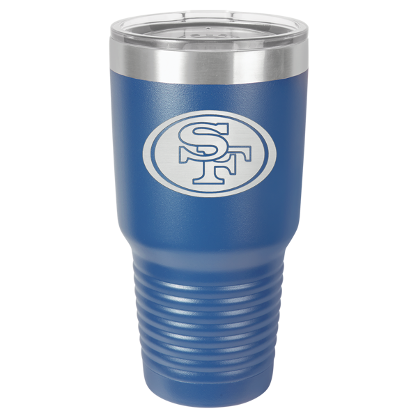 Picture of San Francisco 49ers 32oz Tumbler - Royal Blue