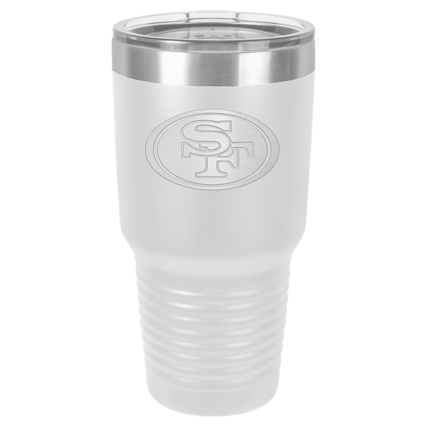 Picture of San Francisco 49ers 32oz Tumbler - White