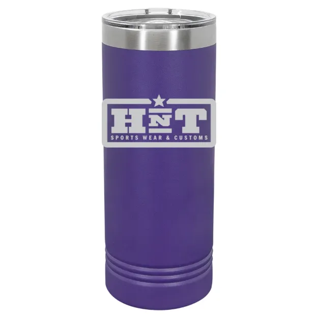 HNT Apparel – Polar Camel 22 oz. Skinny Tumbler with Slider Lid Purple