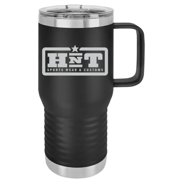 HNT Apparel – Polar Camel 20 oz. Travel Mug with Slider Lid Black