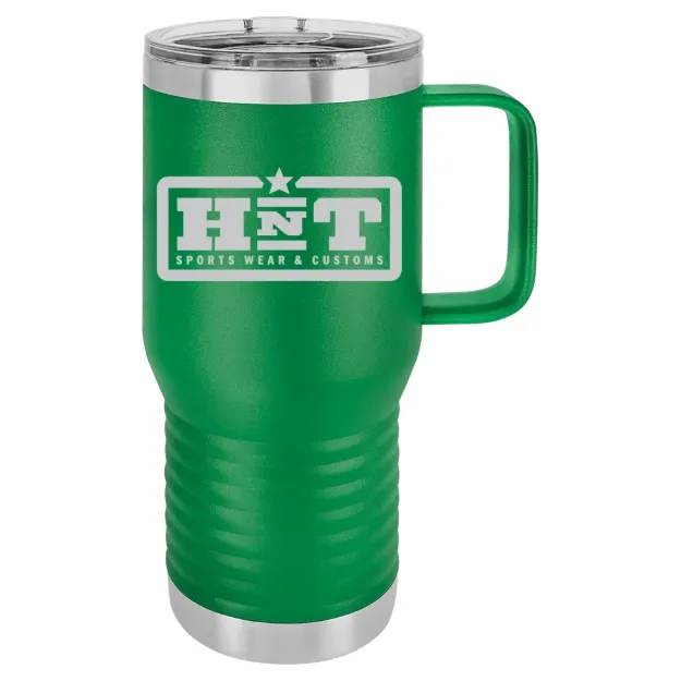 HNT Apparel – Polar Camel 20 oz. Travel Mug with Slider Lid Green
