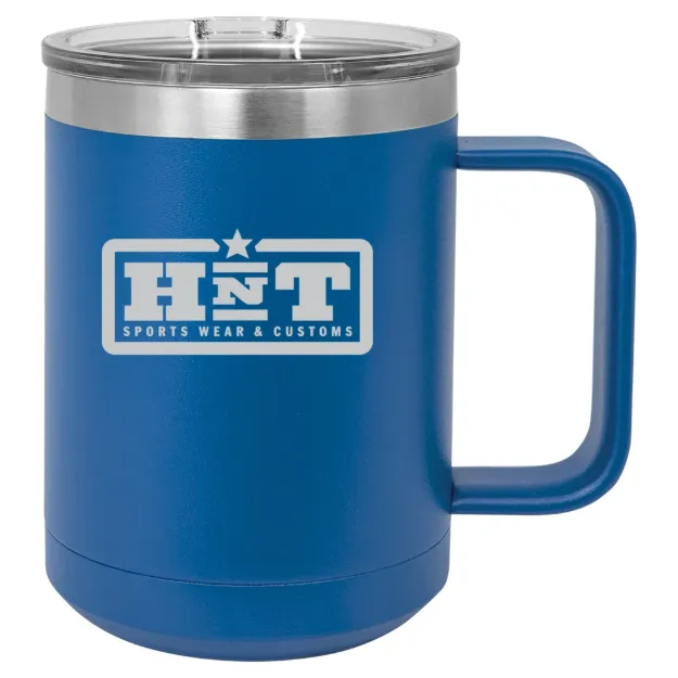 HNT Apparel – Polar Camel 15 oz. Mug with Slider Lid Royal Blue