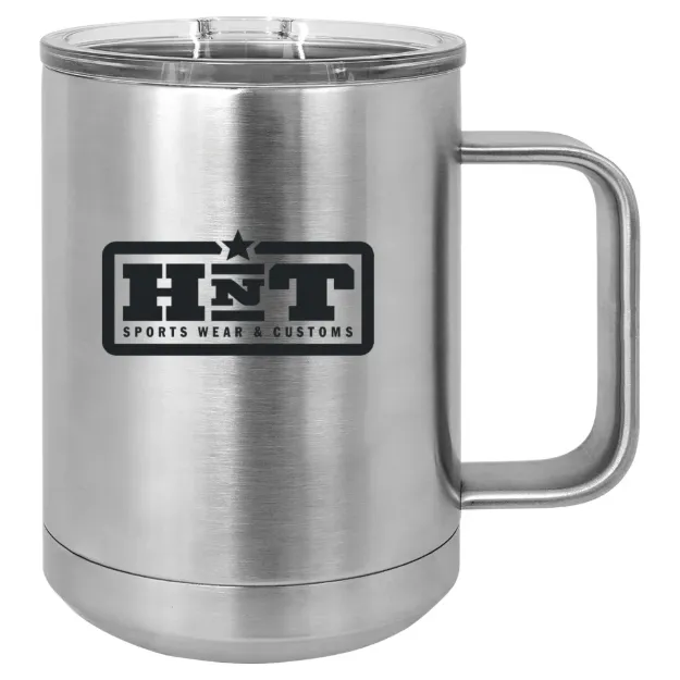 HNT Apparel – Polar Camel 15 oz. Mug with Slider Lid Stainless Steel