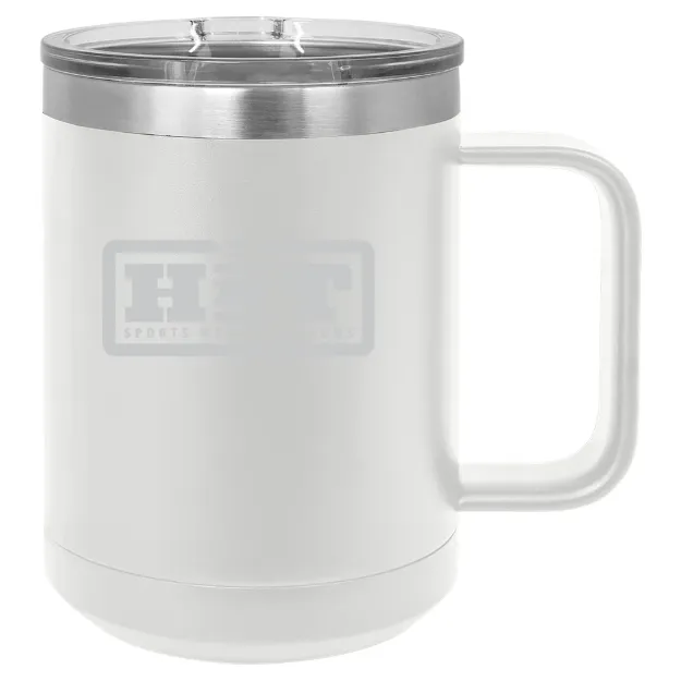 HNT Apparel – Polar Camel 15 oz. Mug with Slider Lid White