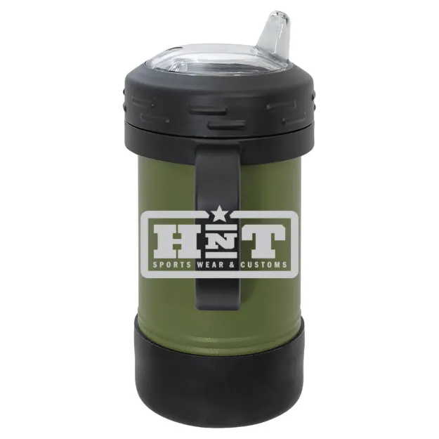HNT Apparel – Polar Camel 10 oz. Sippy Cup Olive Green/Black