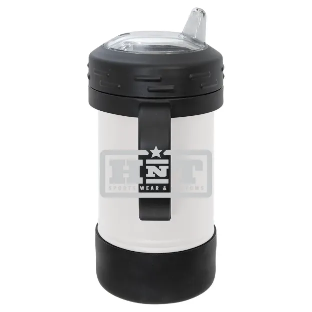 HNT Apparel – Polar Camel 10 oz. Sippy Cup White/Black