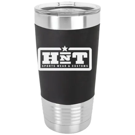 HNT Apparel – Polar Camel 20 oz. Silicone Grip Tumbler with Standard Lid Black/White