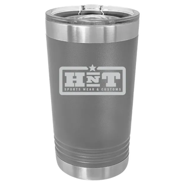 HNT Apparel – Polar Camel 16 oz. Pint Tumbler Dark Gray
