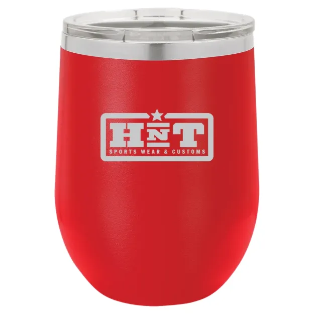 HNT Apparel – Polar Camel 12 oz. Stemless Wine Tumbler Red