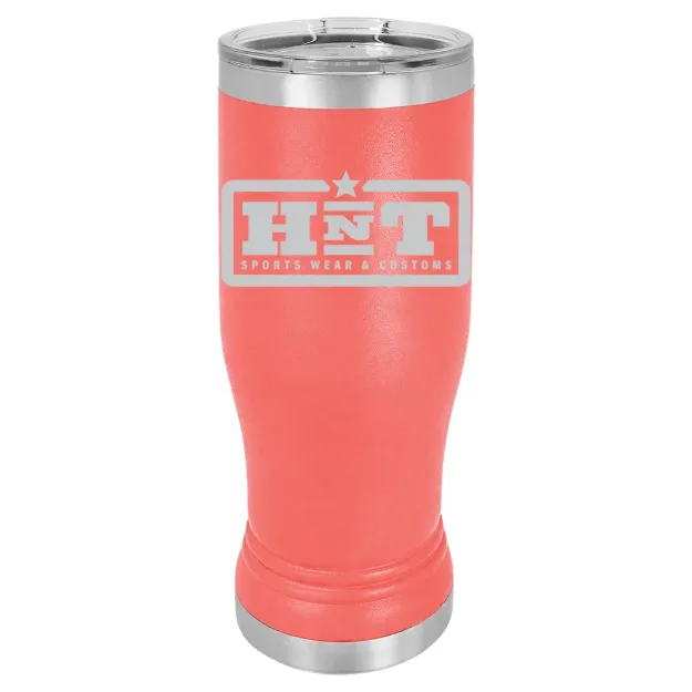 HNT Apparel – Polar Camel 14 oz. Pilsner Tumbler Coral