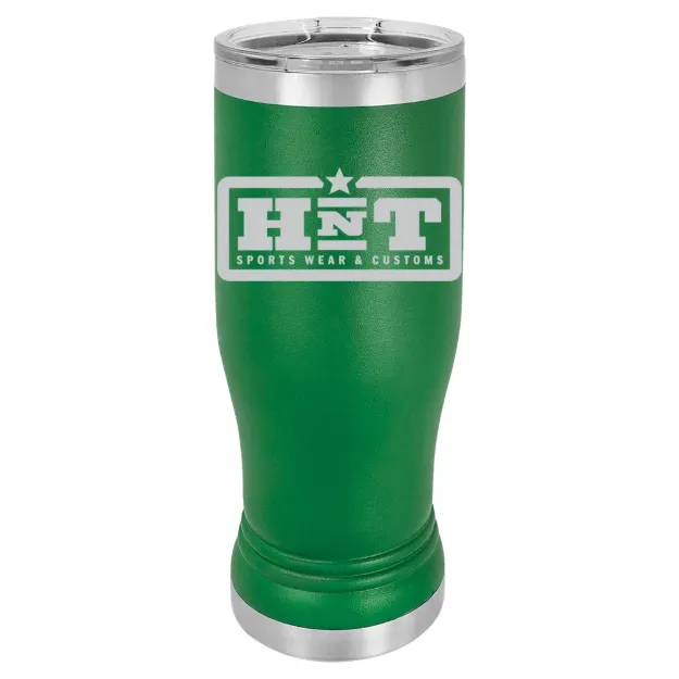 HNT Apparel – Polar Camel 14 oz. Pilsner Tumbler Green