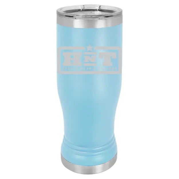 HNT Apparel – Polar Camel 14 oz. Pilsner Tumbler Light Blue