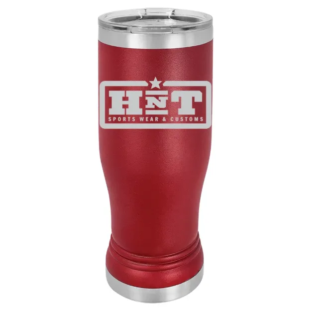 HNT Apparel – Polar Camel 14 oz. Pilsner Tumbler Maroon