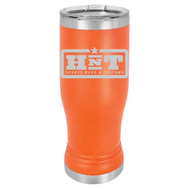 HNT Apparel – Polar Camel 14 oz. Pilsner Tumbler Orange