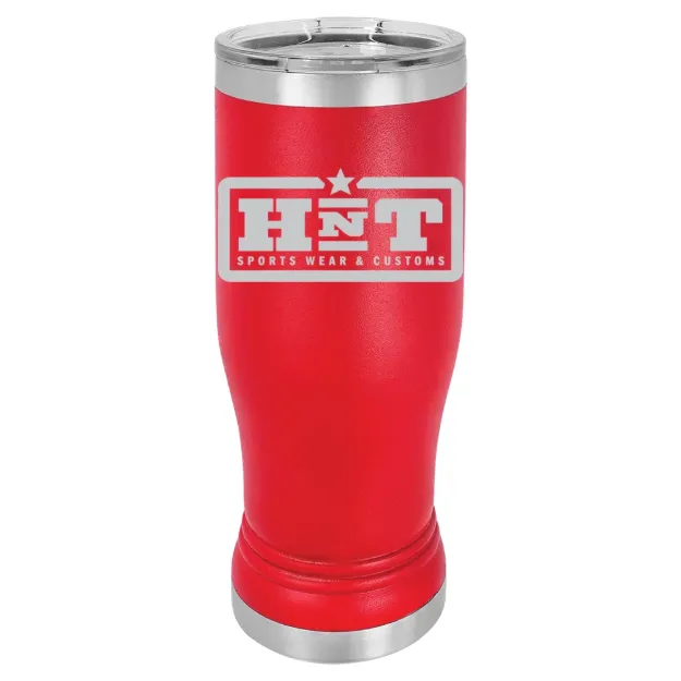 HNT Apparel – Polar Camel 14 oz. Pilsner Tumbler Red