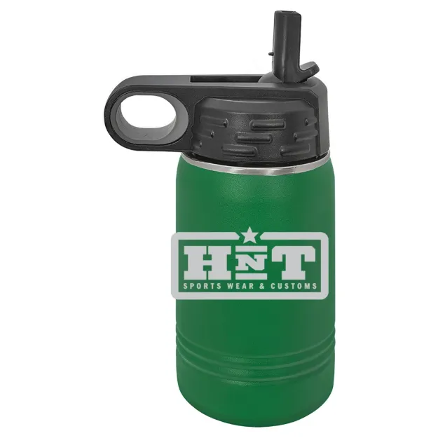 HNT Apparel – Polar Camel 12 oz. Water Bottle Green