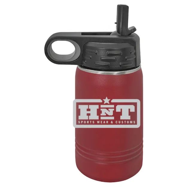 HNT Apparel – Polar Camel 12 oz. Water Bottle Maroon