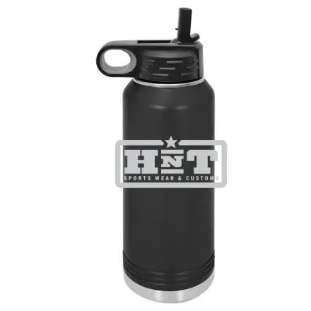 HNT Apparel – Polar Camel 32 oz. Water Bottle Black
