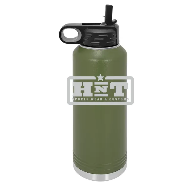 HNT Apparel – Polar Camel 40 oz. Water Bottle Olive Green