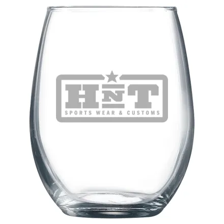 HNT Apparel – Polar Camel 9 oz. Stemless Wine Glass Clear