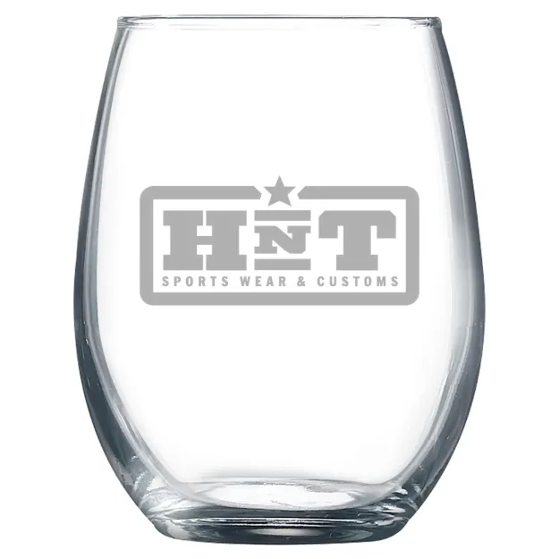 HNT Apparel – Polar Camel 9 oz. Stemless Wine Glass Clear