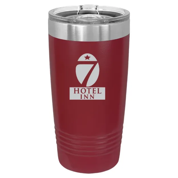 Hotel 7 Inn – Polar Camel 20 oz. Ringneck Tumbler with Slider Lid Maroon