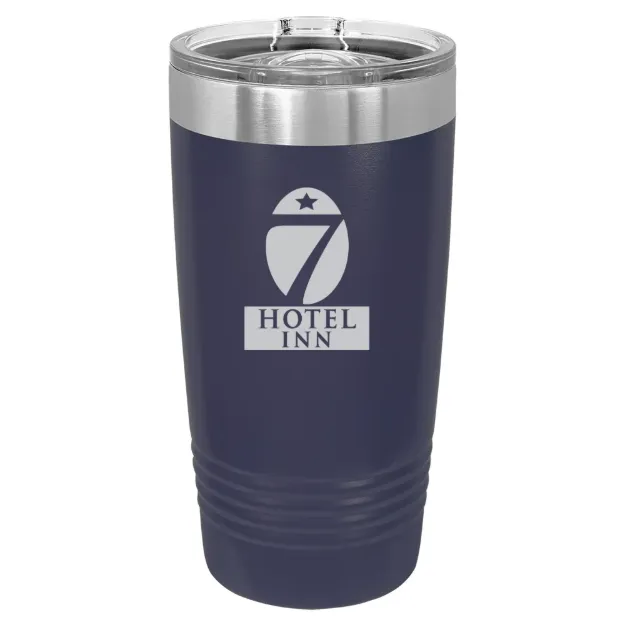 Hotel 7 Inn – Polar Camel 20 oz. Ringneck Tumbler with Slider Lid Navy Blue