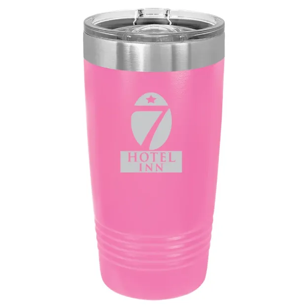 Hotel 7 Inn – Polar Camel 20 oz. Ringneck Tumbler with Slider Lid Pink