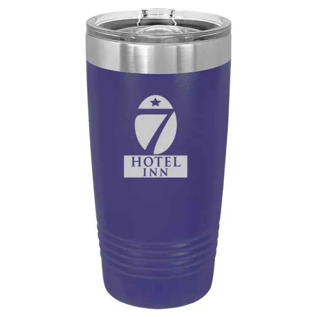 Hotel 7 Inn – Polar Camel 20 oz. Ringneck Tumbler with Slider Lid Purple