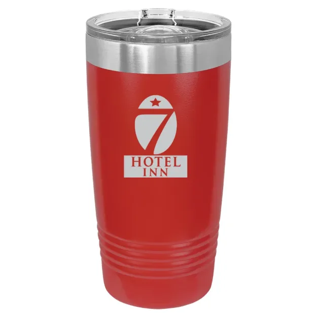 Hotel 7 Inn – Polar Camel 20 oz. Ringneck Tumbler with Slider Lid Red