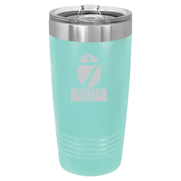 Hotel 7 Inn – Polar Camel 20 oz. Ringneck Tumbler with Slider Lid Teal