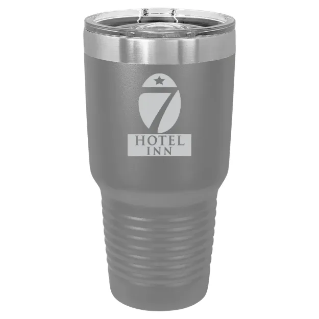 Hotel 7 Inn – Polar Camel 30 oz. Ringneck Tumbler with Slider Lid Dark Gray