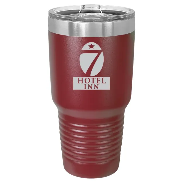 Hotel 7 Inn – Polar Camel 30 oz. Ringneck Tumbler with Slider Lid Maroon