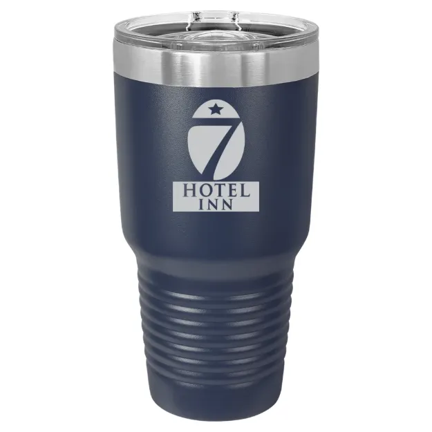 Hotel 7 Inn – Polar Camel 30 oz. Ringneck Tumbler with Slider Lid Navy Blue