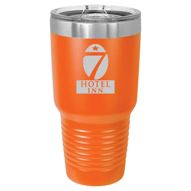 Hotel 7 Inn – Polar Camel 30 oz. Ringneck Tumbler with Slider Lid Orange