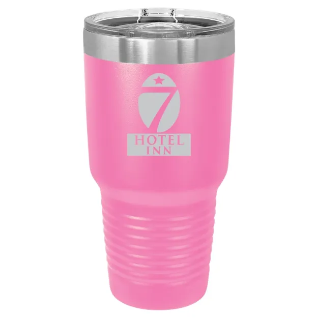 Hotel 7 Inn – Polar Camel 30 oz. Ringneck Tumbler with Slider Lid Pink