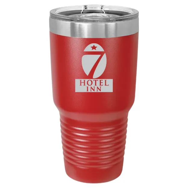 Hotel 7 Inn – Polar Camel 30 oz. Ringneck Tumbler with Slider Lid Red