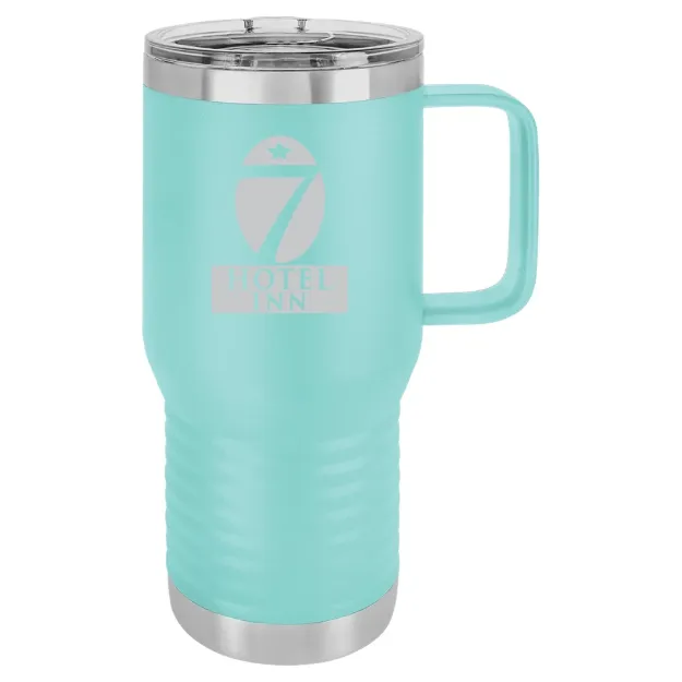 Hotel 7 Inn – Polar Camel 20 oz. Travel Mug with Slider Lid Teal