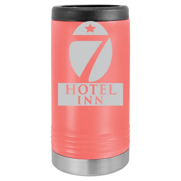 Hotel 7 Inn – Polar Camel Slim Beverage Holder Coral